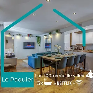 Le Paquier - Mycosyapart, Vieille Ville, Calme, Lac 100m, Netflix Apartment